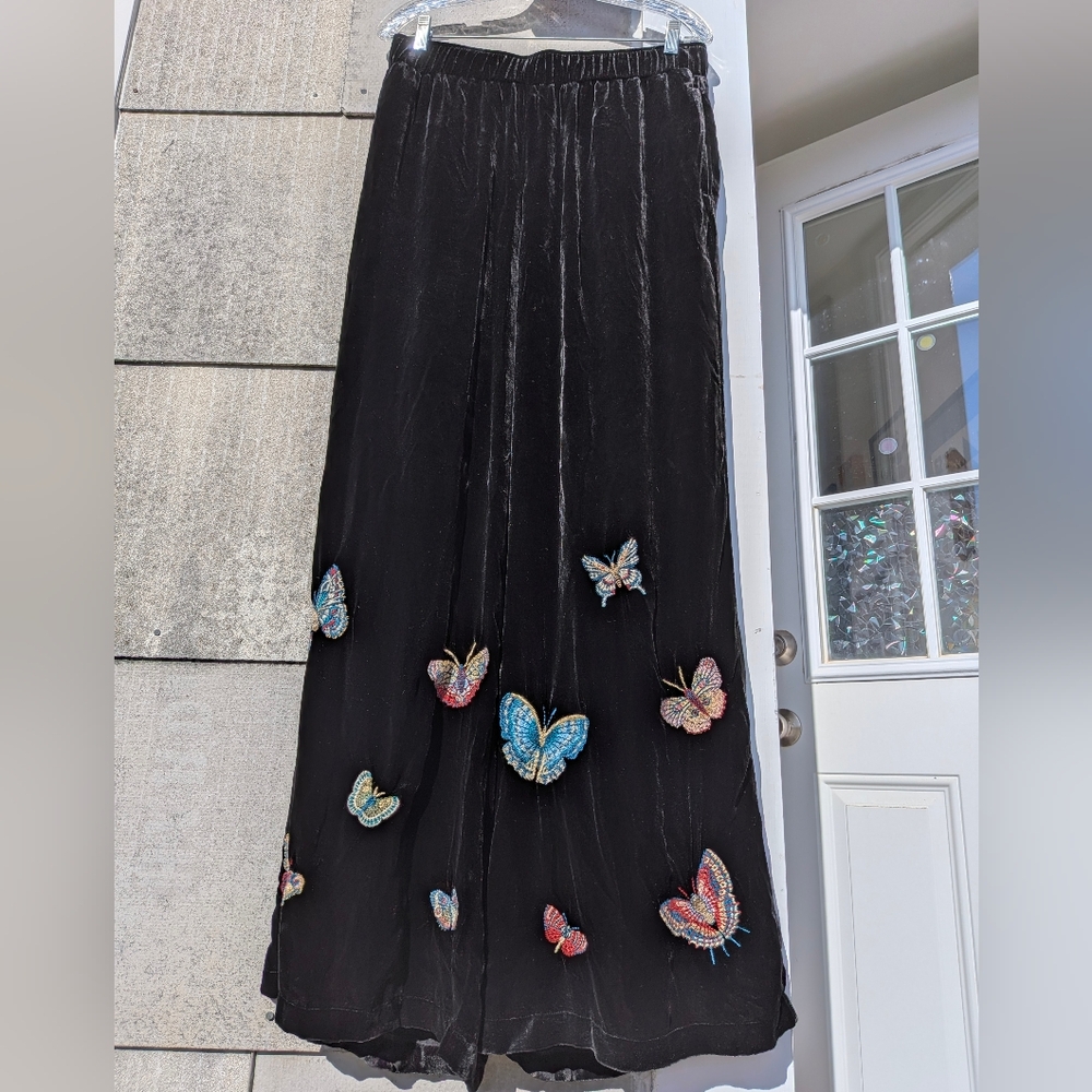 Johnny Was Seamed Wide Leg Pants